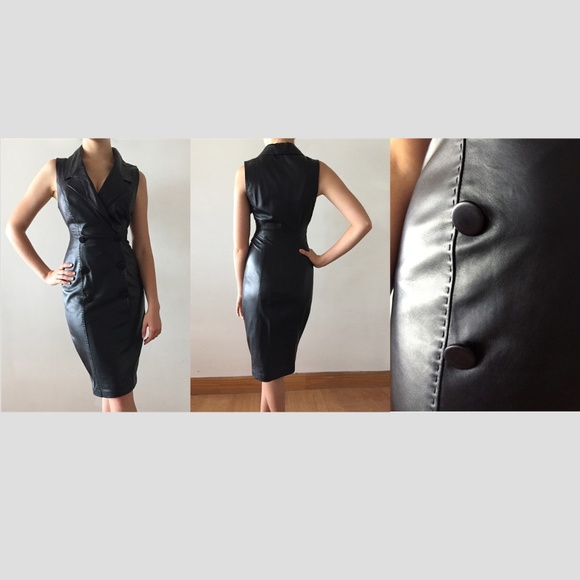 Genuine Leather sexy Dress - Picture 8 of 9